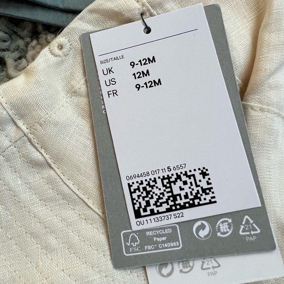 H&M Linen Baby Sun hats 2 - Picture 4 of 7